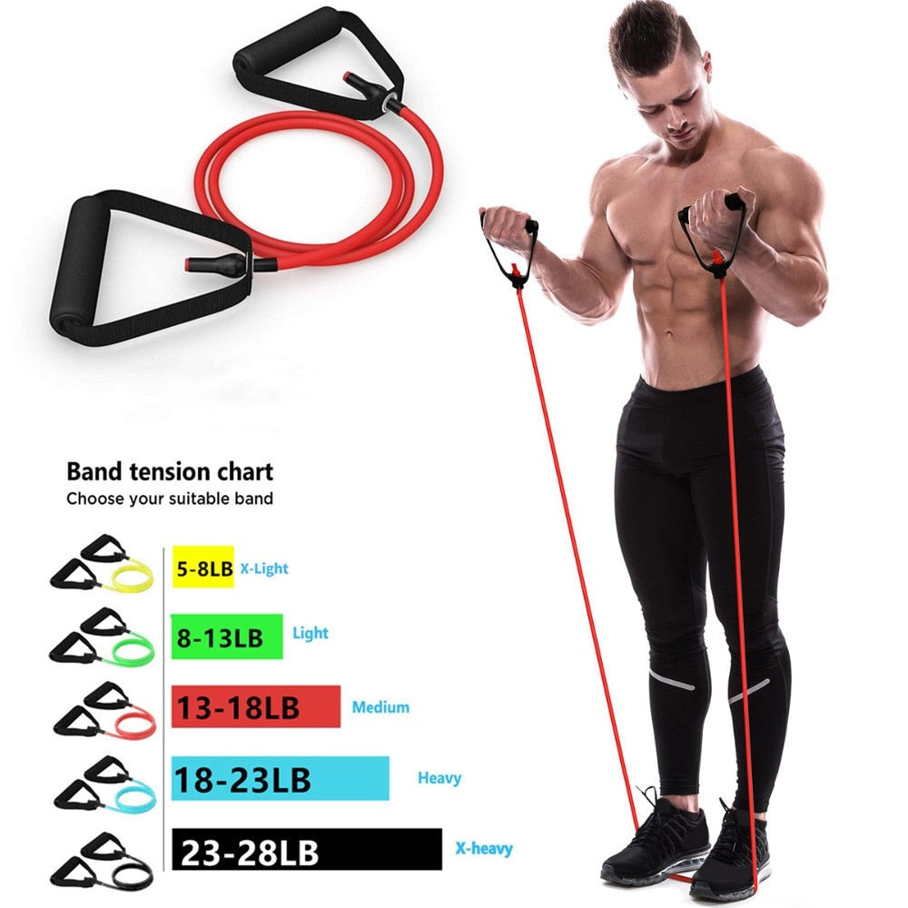 5 Levels Resistance Bands with Handles